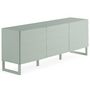 Voir la diapositive 2 : BEST MOBILIER Sofia - meuble tv - vert sauge mat - 165 cm
