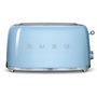 Voir la diapositive 2 : SMEG Grille-pain TSF02PBEU bleu Azur