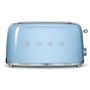 Voir la diapositive 2 : SMEG Grille-pain TSF02PBEU bleu Azur