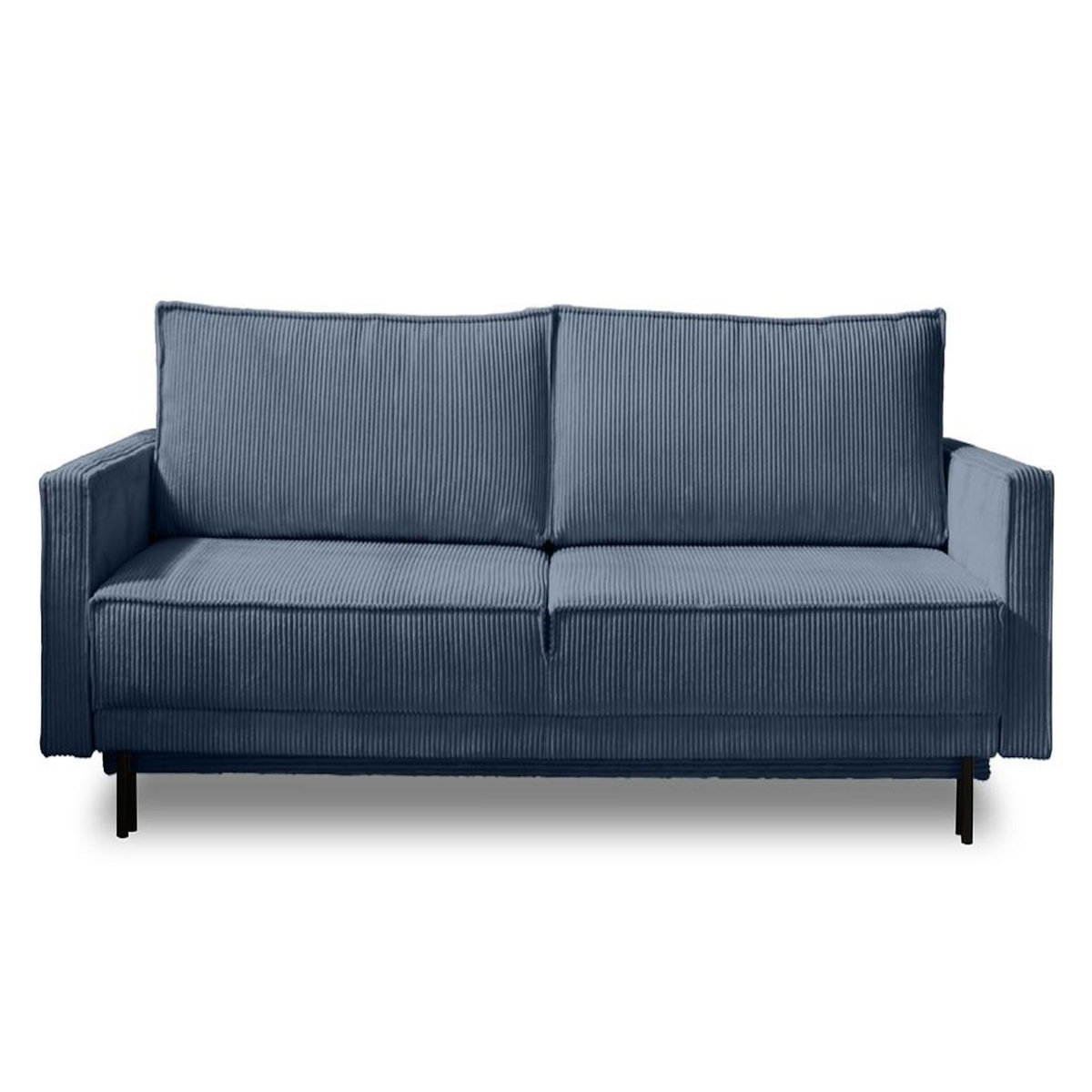 LISA DESIGN Charlie - canapé 3 places convertible avec coffre - en velours côtelé