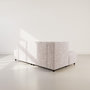 Voir la diapositive 5 : LISA DESIGN Curtis - canapé d'angle gauche 4 places sans accoudoir en tissu texturé