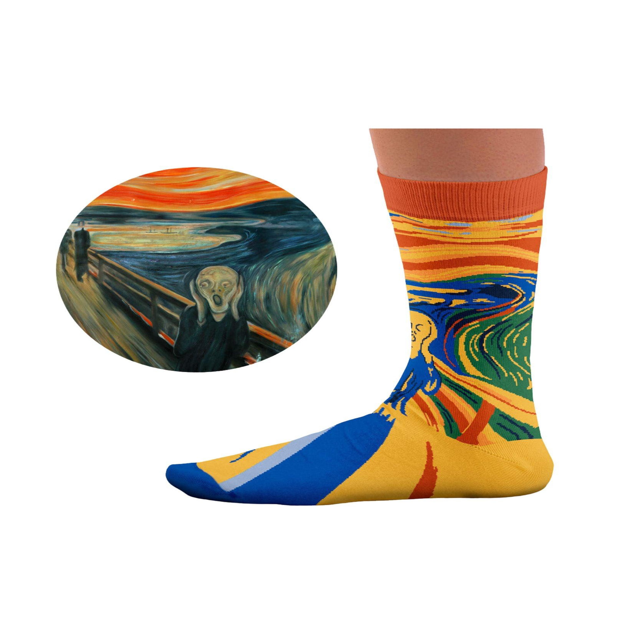 Voir la diapositive 3 : SOCK AFFAIRS Chaussettes le cri de munch