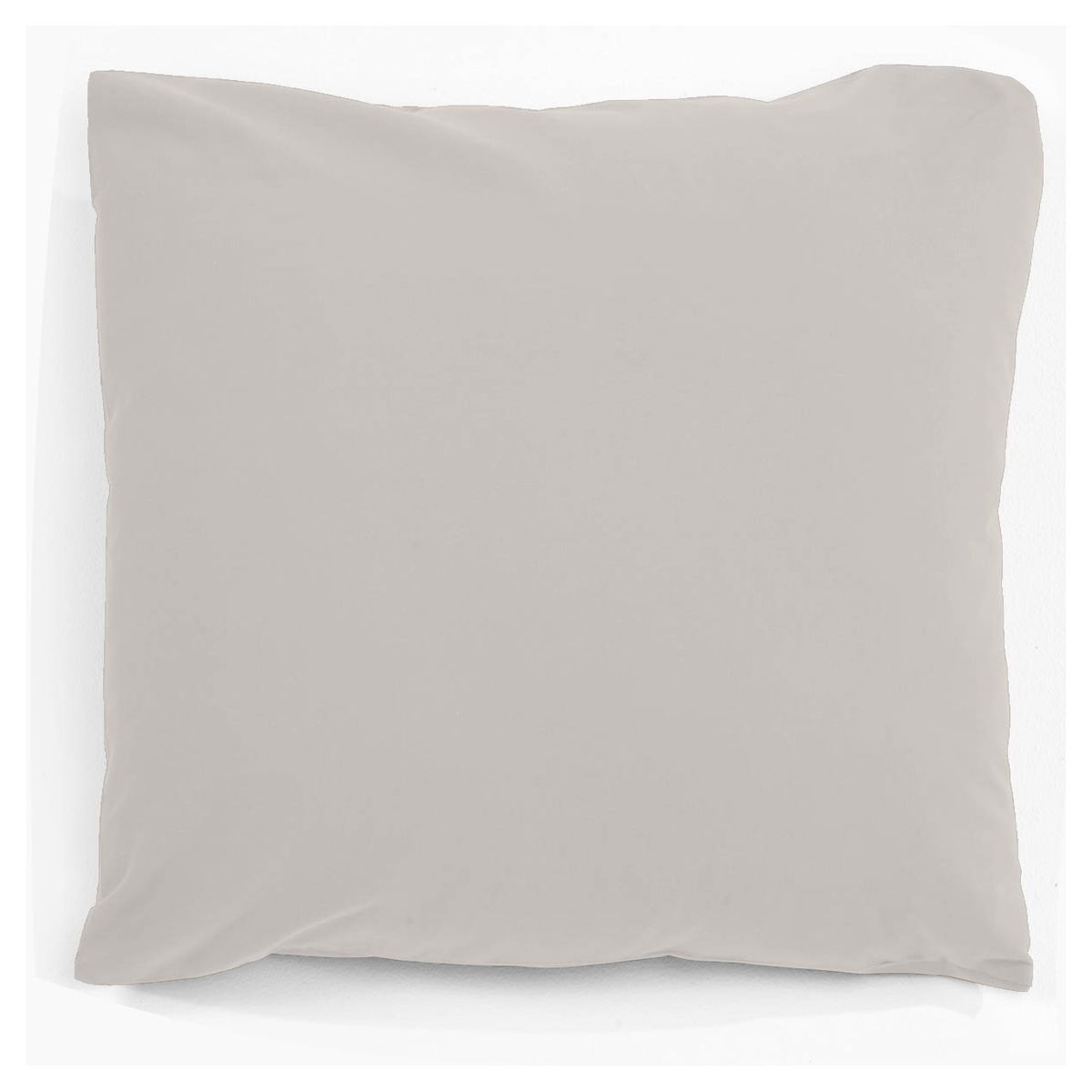 Taie d'oreiller unie en coton 47 fils 