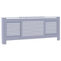 Voir la diapositive 2 : VIDAXL Cache-radiateur MDF Gris 205 cm