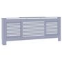 Voir la diapositive 2 : VIDAXL Cache-radiateur MDF Gris 205 cm