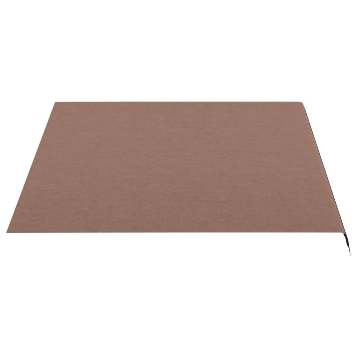 VIDAXL Tissu de remplacement pour auvent Marron 4x3 m