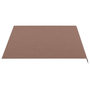Voir la diapositive 4 : VIDAXL Tissu de remplacement pour auvent Marron 4x3 m