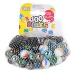 Paris Prix Sac de 100 billes  Mômes  1cm Multicolore