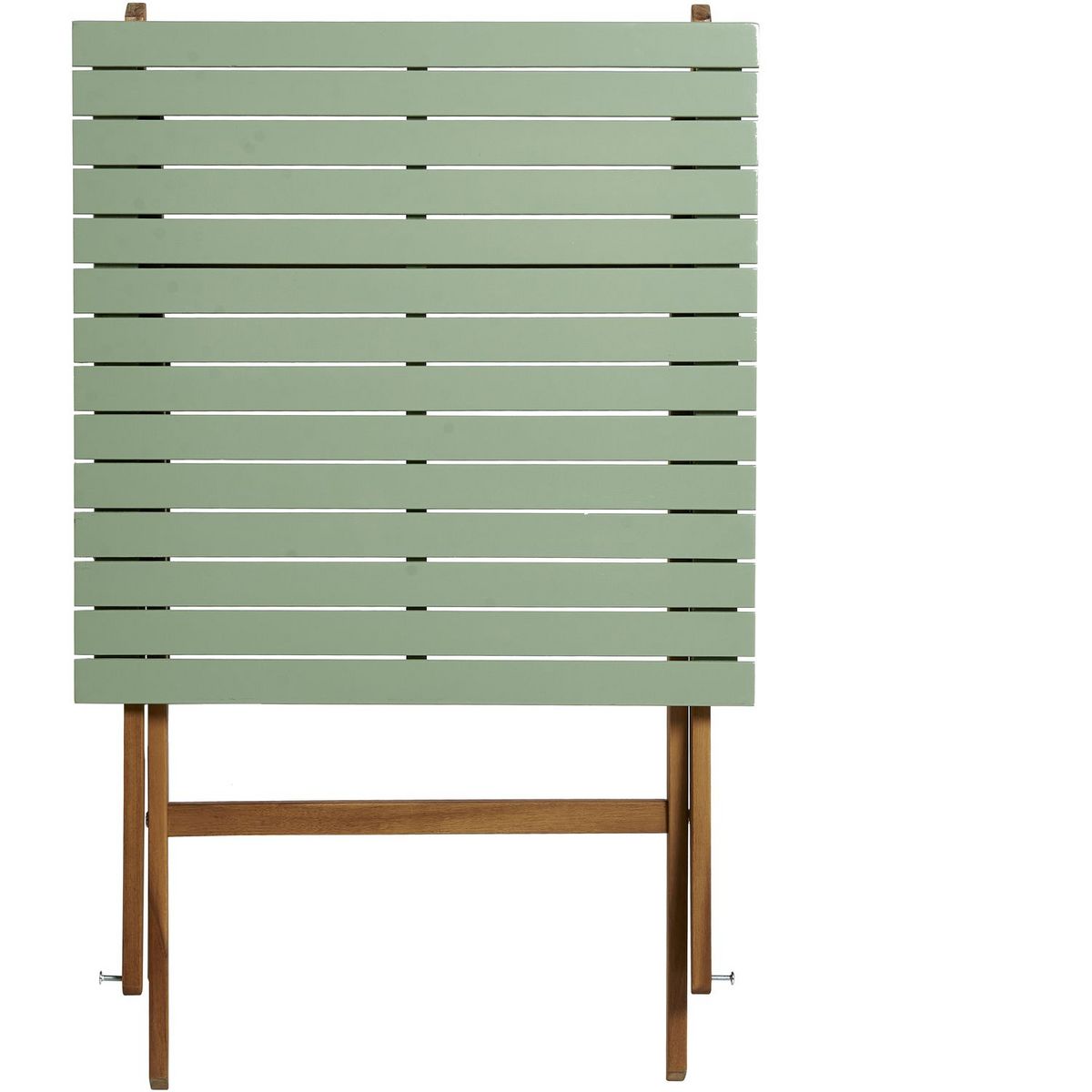 GARDENSTAR Salon de jardin - 2 places - Acacia - Vert d'eau - POBOIS