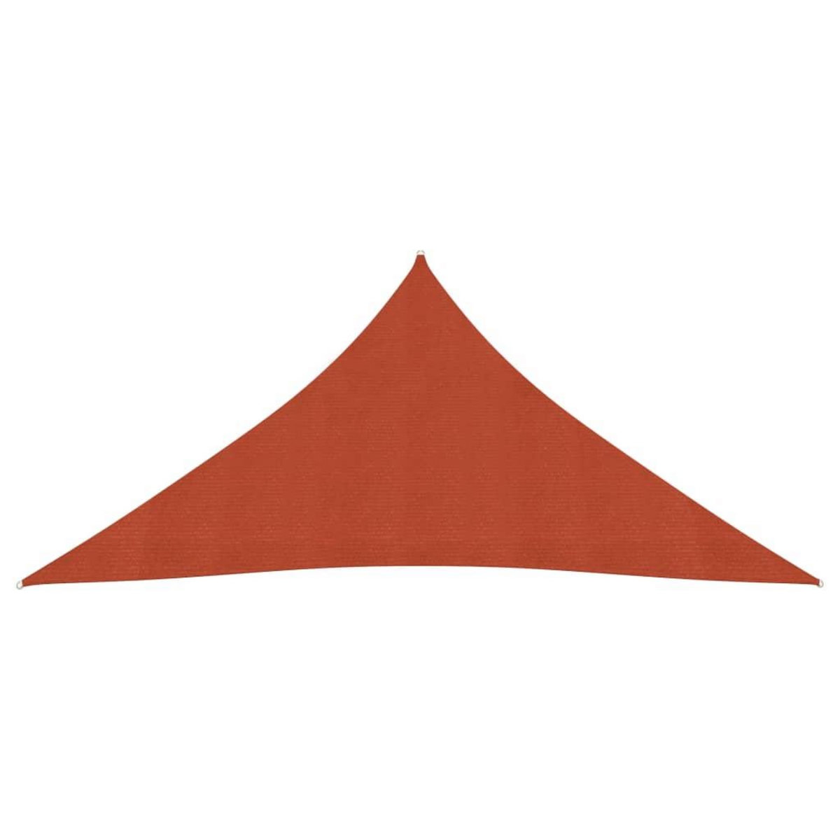 VIDAXL Voile d'ombrage 160 g/m^2 Terre cuite 4x4x4 m PEHD