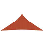 Voir la diapositive 3 : VIDAXL Voile d'ombrage 160 g/m^2 Terre cuite 4x4x4 m PEHD