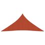 Voir la diapositive 3 : VIDAXL Voile d'ombrage 160 g/m^2 Terre cuite 4x4x4 m PEHD