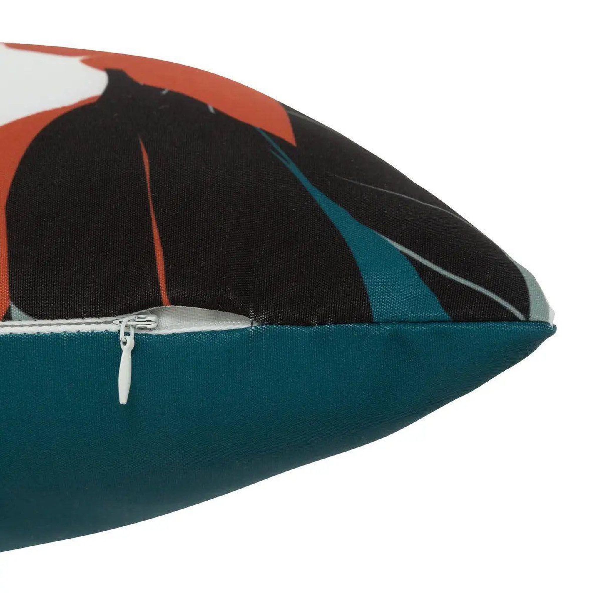 Voir la diapositive 3 : ATMOSPHERA Coussin déco  diva  35x75cm bleu canard