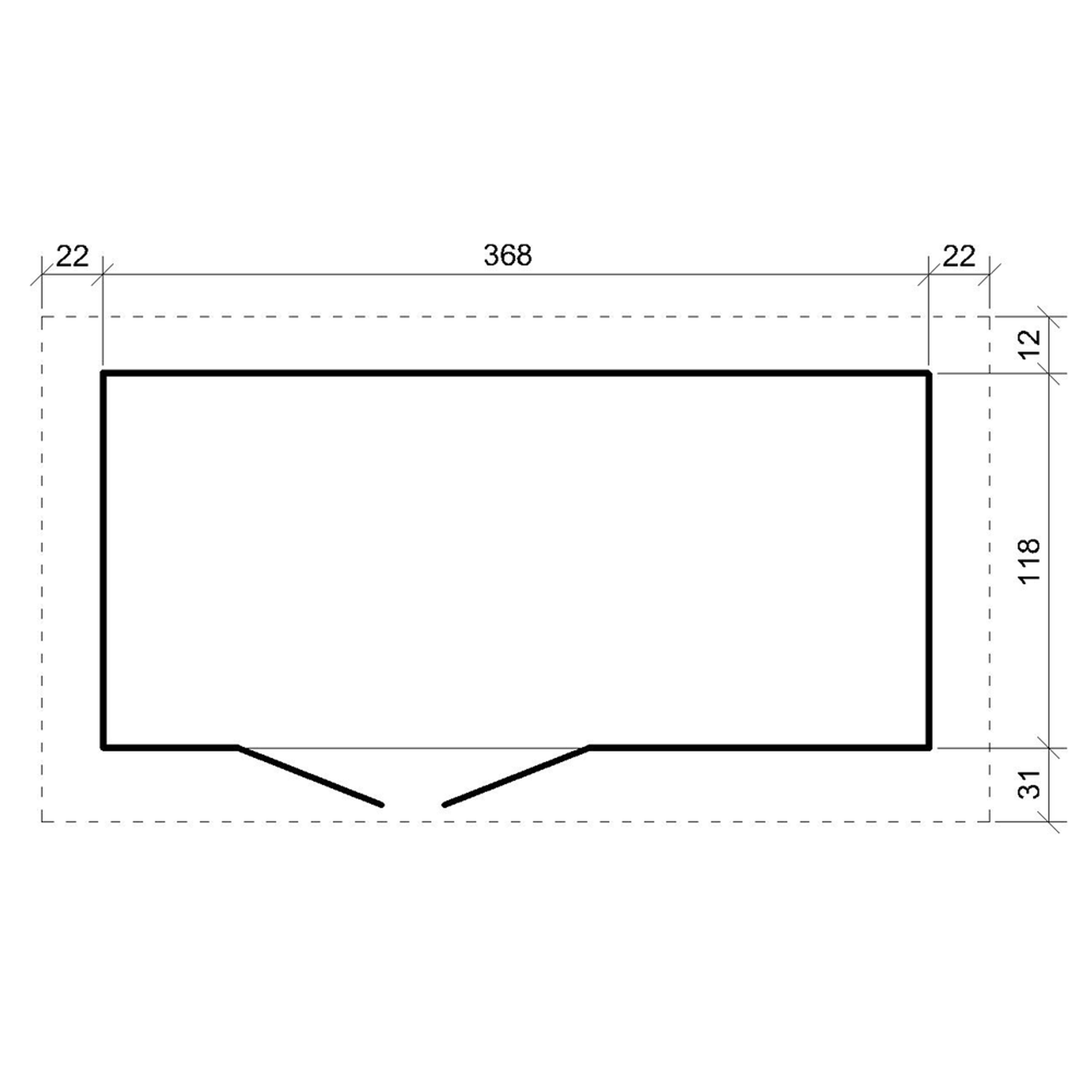 Voir la diapositive 5 : TIMBELA Abri de Jardin Qualité Premium 4m²L161xL412xH239cm avec sol, bardeaux bitumineux M902A