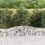 VIDAXL Paniers a gabions arques 10 pcs 400x30x40/60 cm Fer galvanise