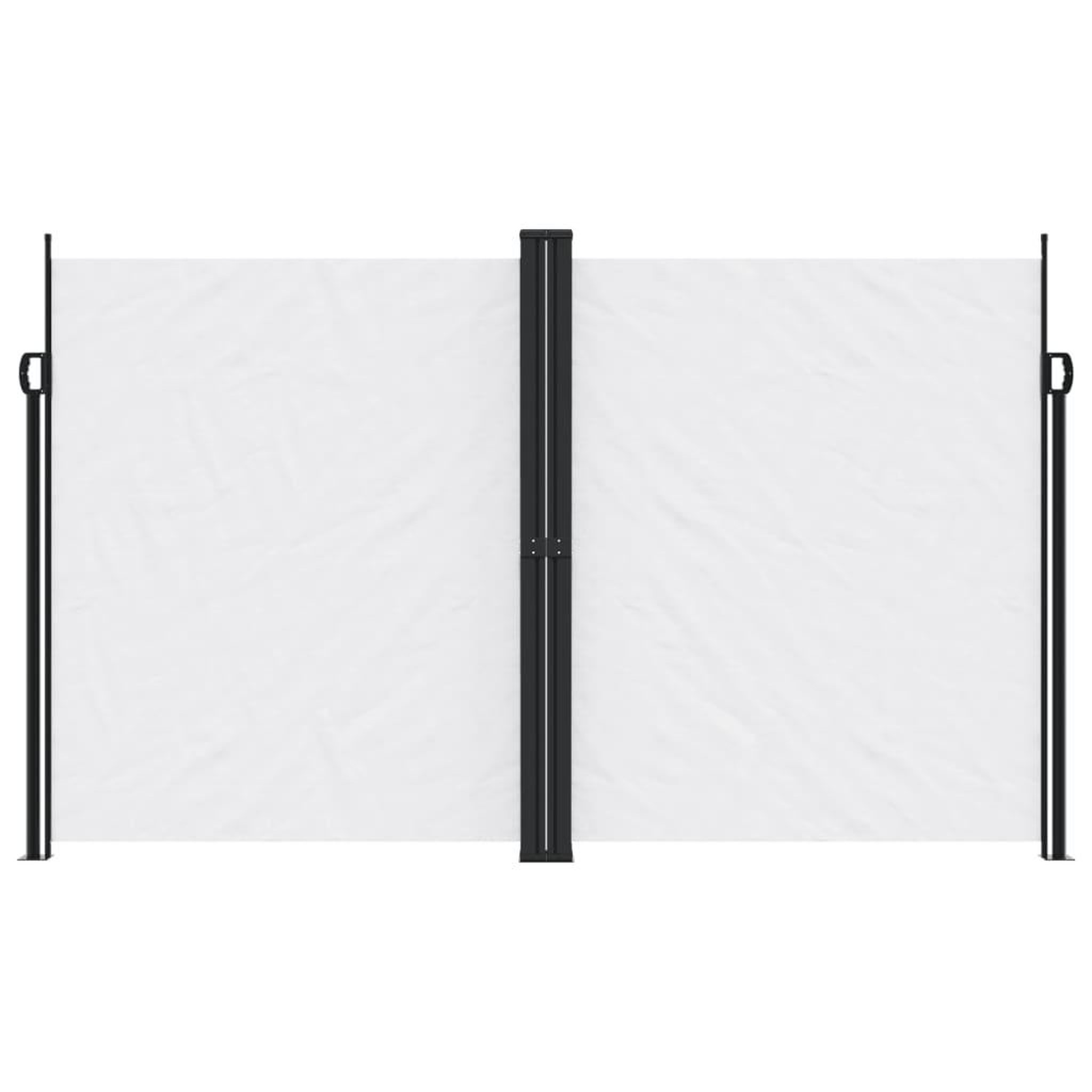 Voir la diapositive 3 : VIDAXL Auvent lateral retractable blanc 200x1000 cm