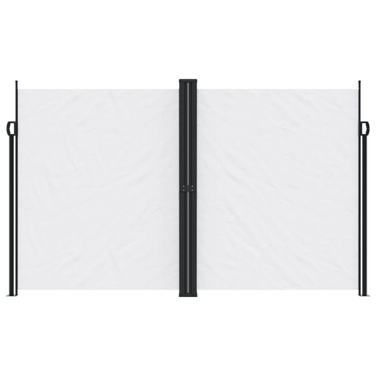 VIDAXL Auvent lateral retractable blanc 200x1000 cm