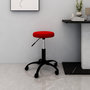 Voir la diapositive 1 : VIDAXL Chaise pivotante de bureau Rouge bordeaux Velours