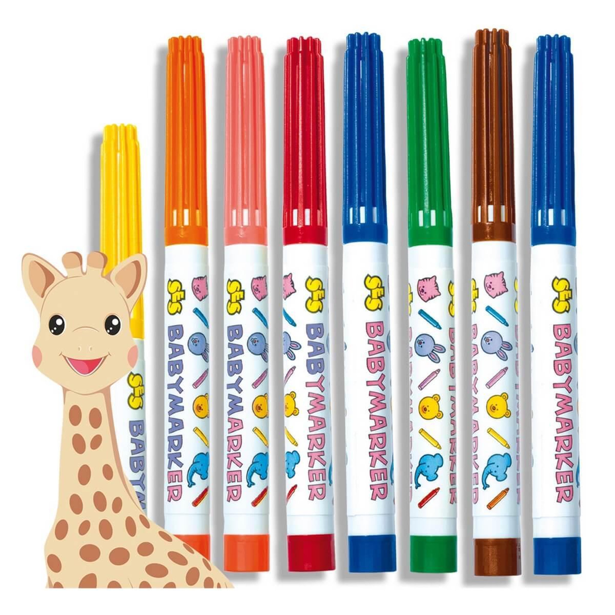Voir la diapositive 2 : SES Creative Feutres pour bébé : Sophie la girafe