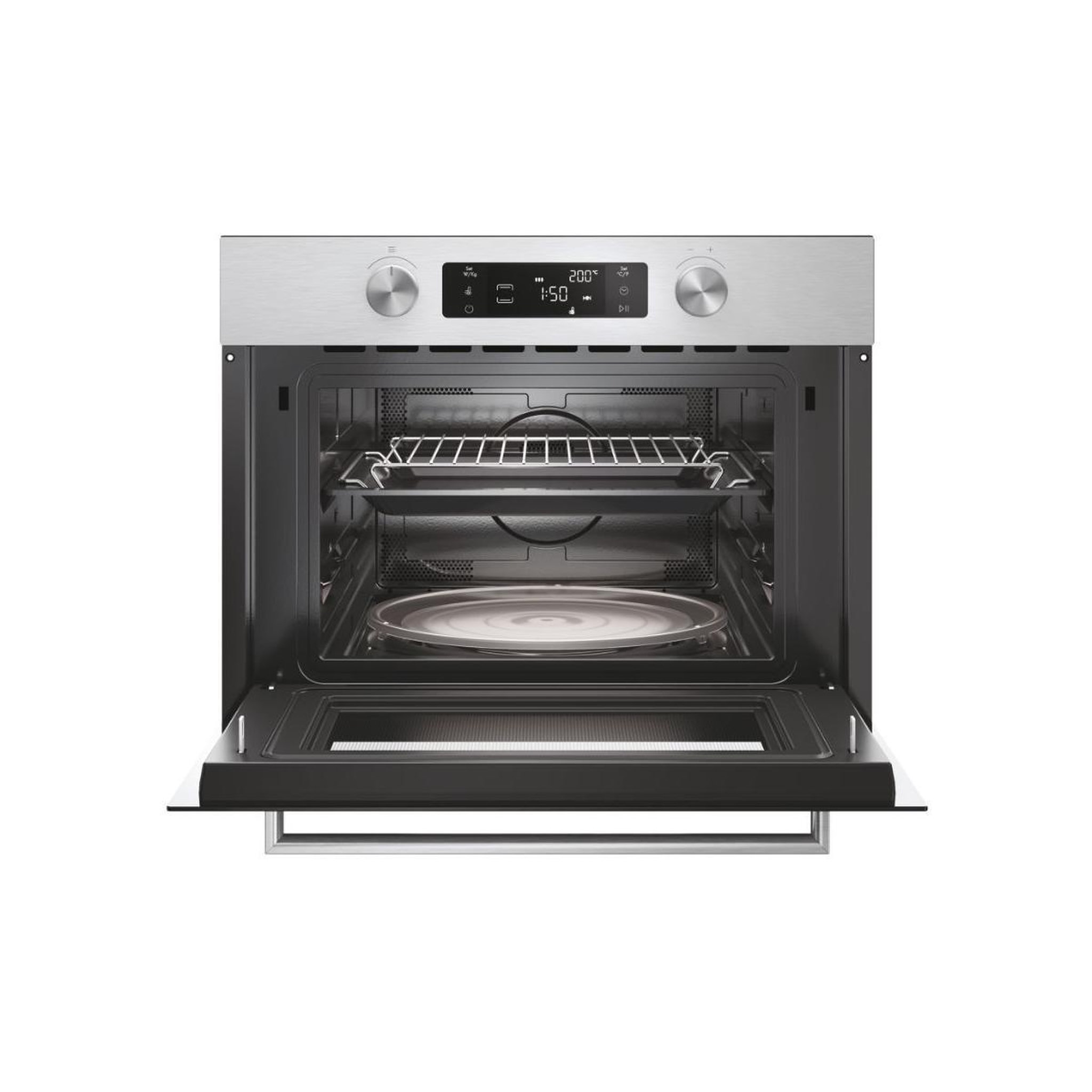 Voir la diapositive 3 : Candy Micro-ondes combiné encastrable candy ca4mwnbb6n 44 l 900 w acier inoxydable noir