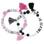 RICO DESIGN 2 kits de fabrication de bracelets - Love et N&B