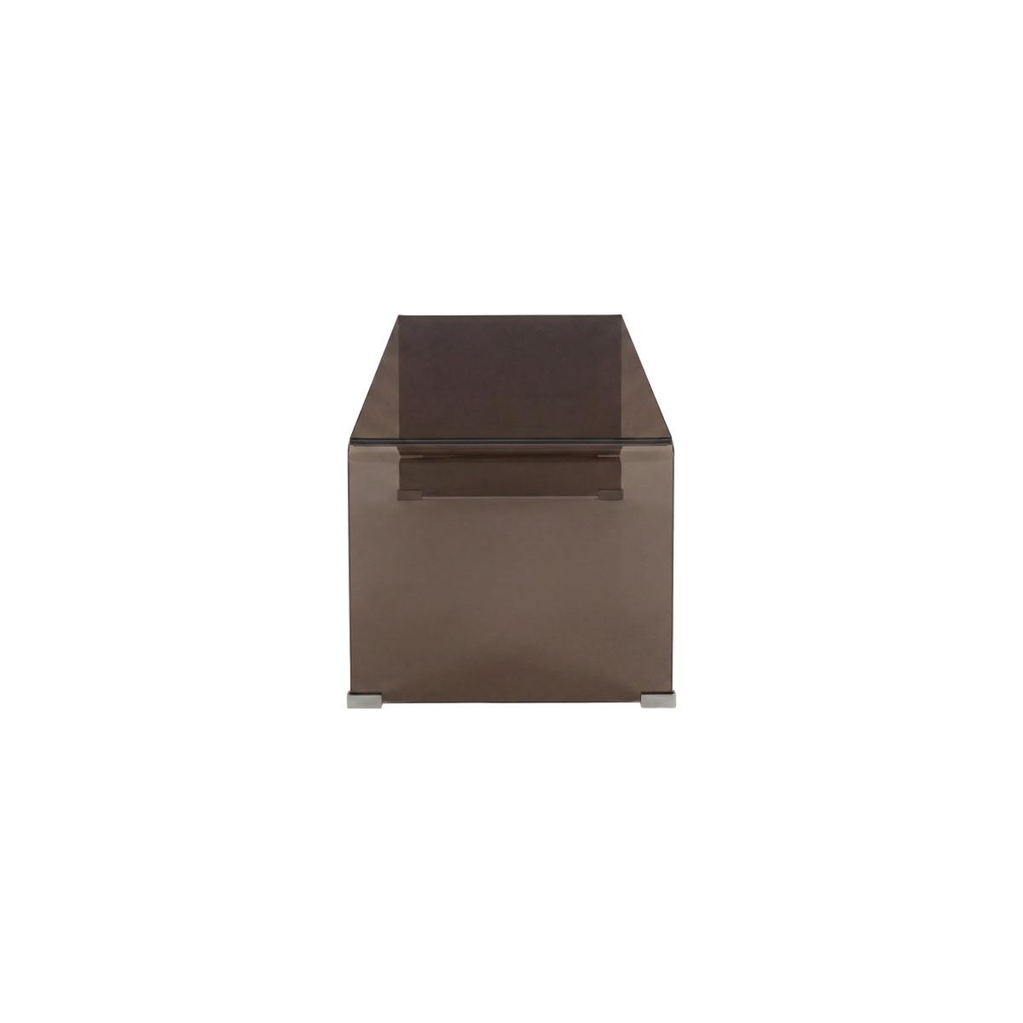 Voir la diapositive 3 : Paris Prix Table basse en verre  telemark  120cm marron