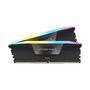 Voir la diapositive 3 : Corsair Mémoire RAM - CORSAIR - Vengeance RGB DDR5 RAM 64Go (2x32Go) 6400MHz CL32 Intel XMP Compatible iCUE - Noir (CMH64GX5M2B6400C32)