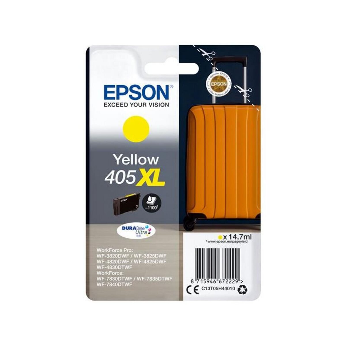 Epson Cartouche d encre Epson Valise 405 XL Jaune