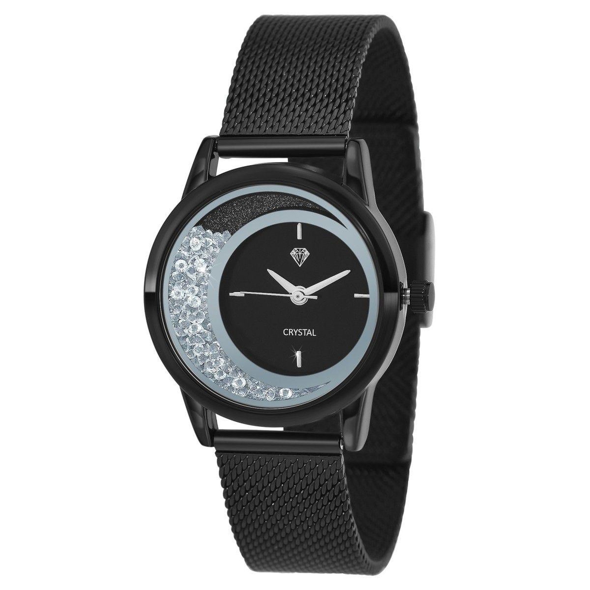 SC CRYSTAL Montre Lynn élégante ornée de Cristaux scintillants par SC Crystal