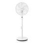 Voir la diapositive 2 : Scholtes Ventilateur sur pied 35cm 45w blanc - SCUS500DT
