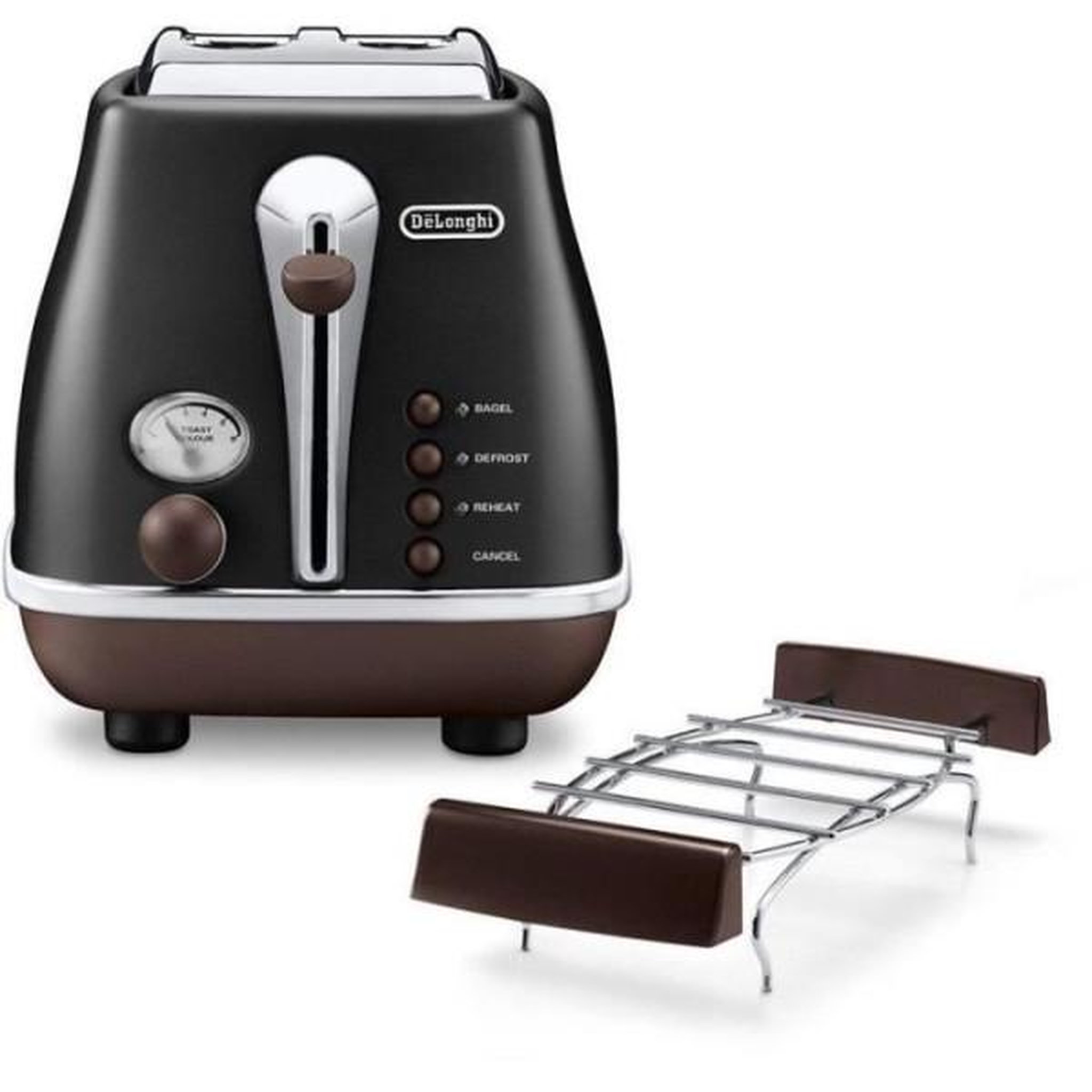 Voir la diapositive 4 : DELONGHI Grille pain Delonghi Icona Vintage