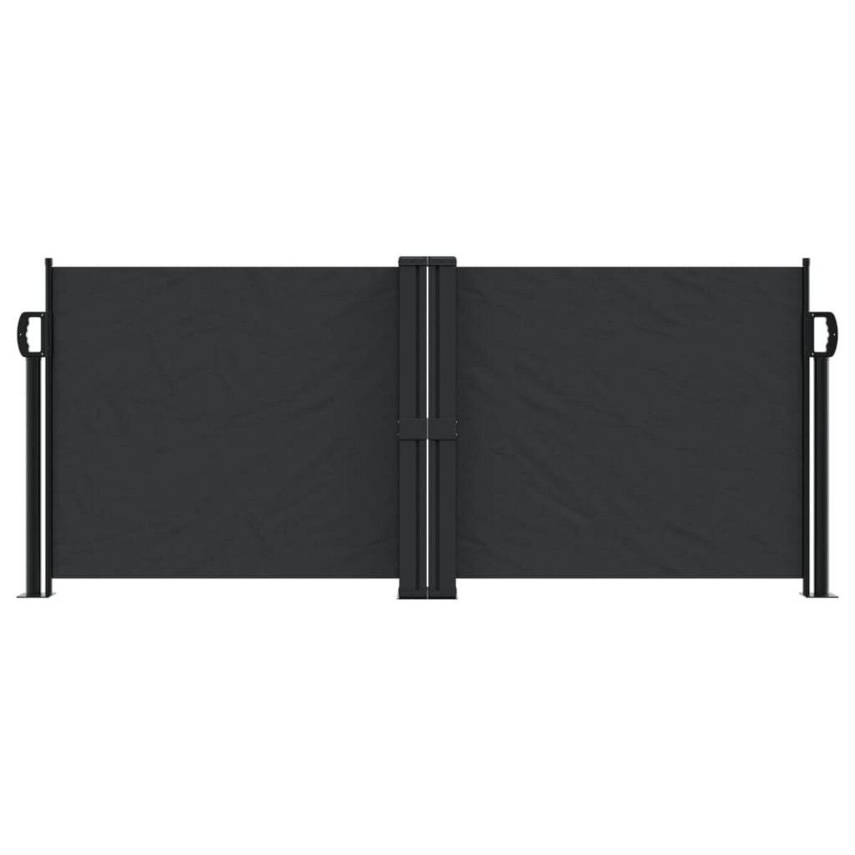 VIDAXL Auvent lateral retractable noir 100x600 cm