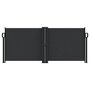 Voir la diapositive 3 : VIDAXL Auvent lateral retractable noir 100x600 cm