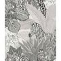 Voir la diapositive 1 : Noordwand Noordwand Papier peint Good Vibes Jungle Animals Gris et noir
