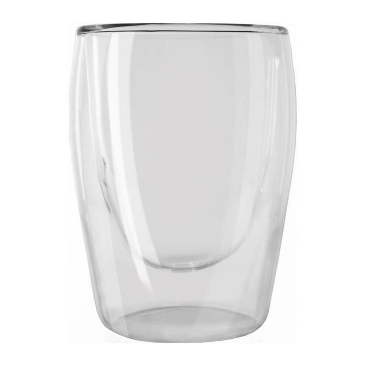Melitta MELITTA Lot de 2 verres pour cafe Expresso 80 ml transparent