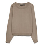 Vero Moda Pull Marron Femme Vero Moda Happyglitter Batwing. Coloris disponibles : Marron