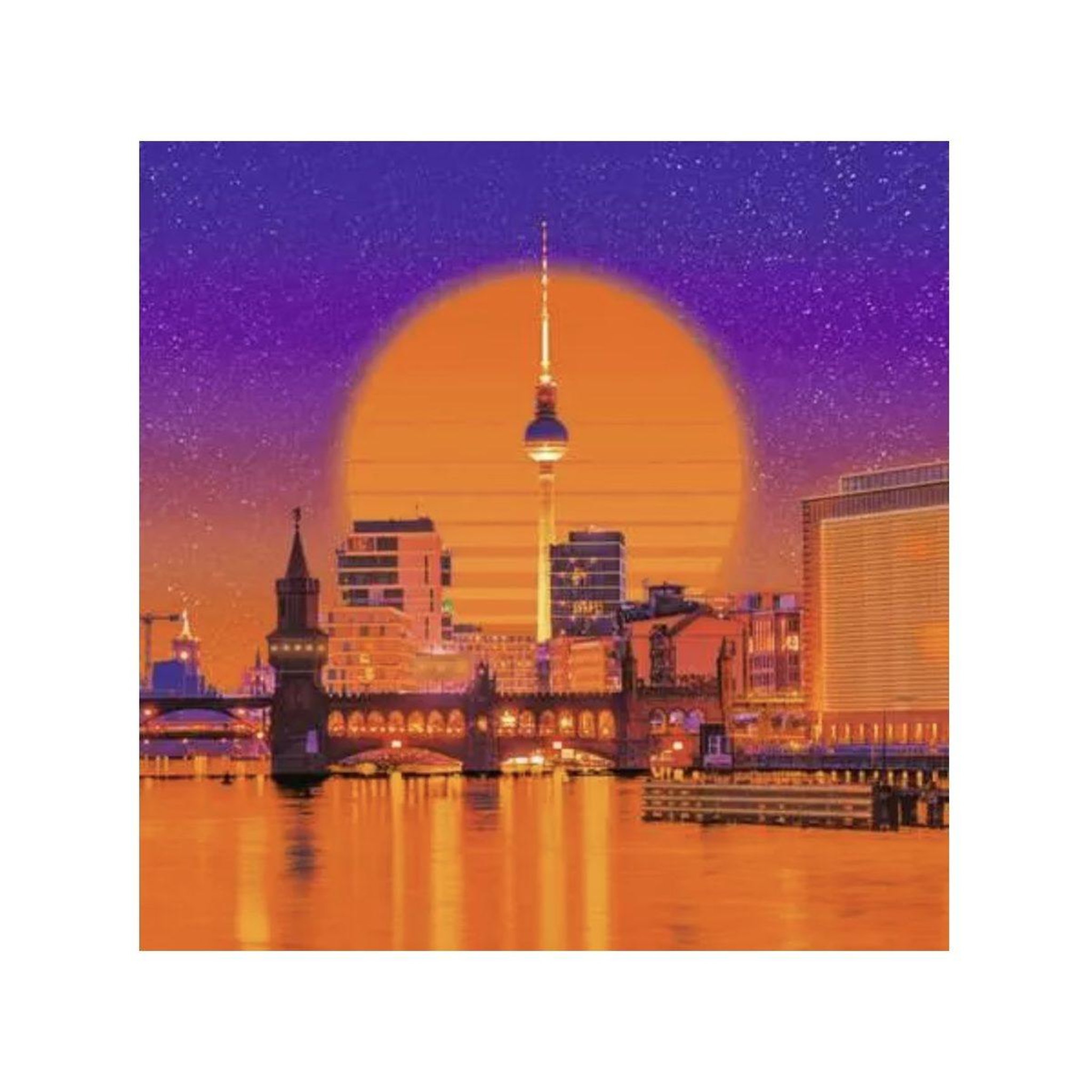 Voir la diapositive 2 : RAVENSBURGER Puzzles adultes 500 pieces - berlin neon