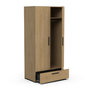 Voir la diapositive 4 : Armoire 2 portes 1 tiroir L90 cm LIZZIE