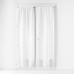 Paris Prix Paire de Voilages Passe-Tringle  Carlin  70x240cm Naturel
