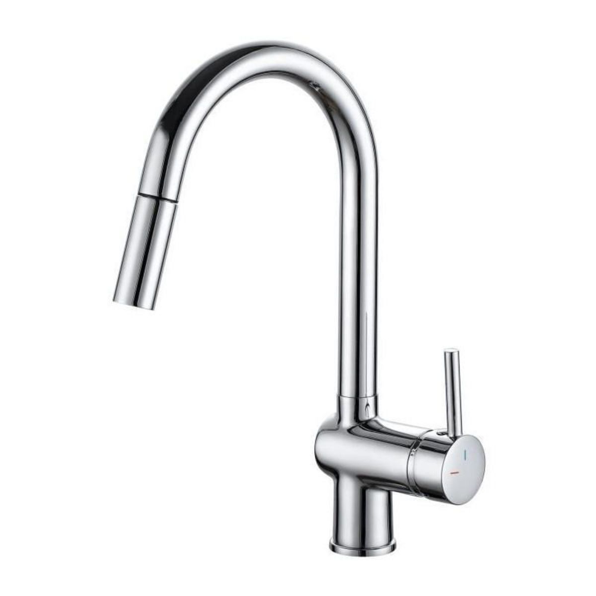 ROUSSEAU Mitigeur évier FRIBOURG avec douchette chromé