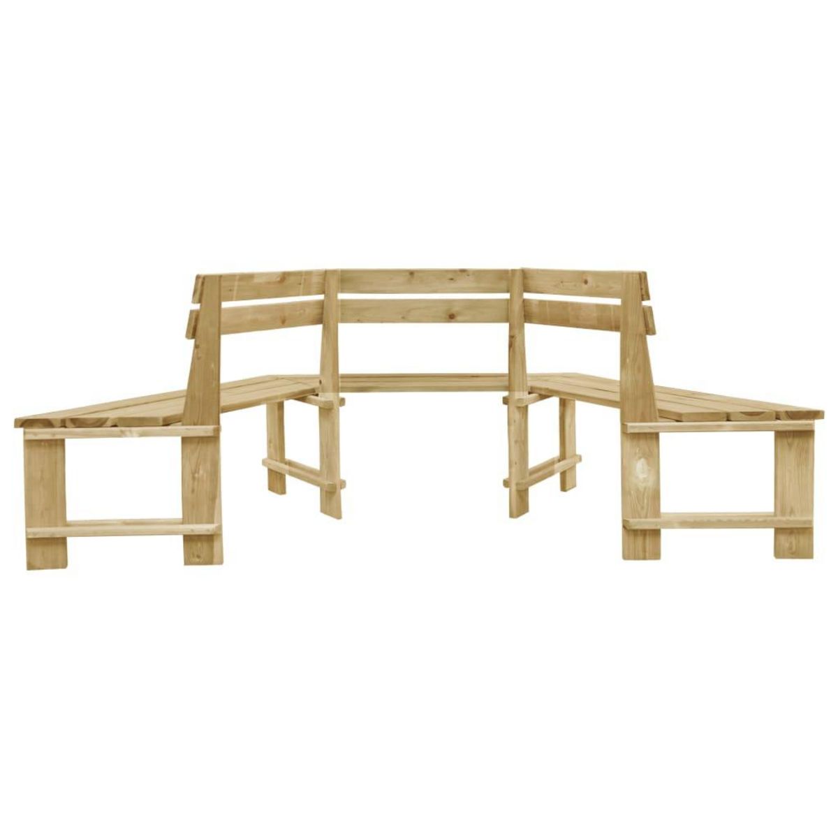 VIDAXL Banc de jardin 240 cm Bois de pin impregne