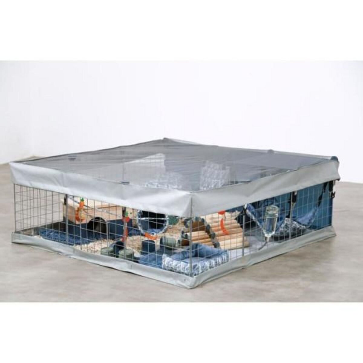 Zolux Enclos modulable - ZOLUX - Neo park - Parc pour petits animaux - Cochin d'inde - 105X105X35 - 1,10 m²