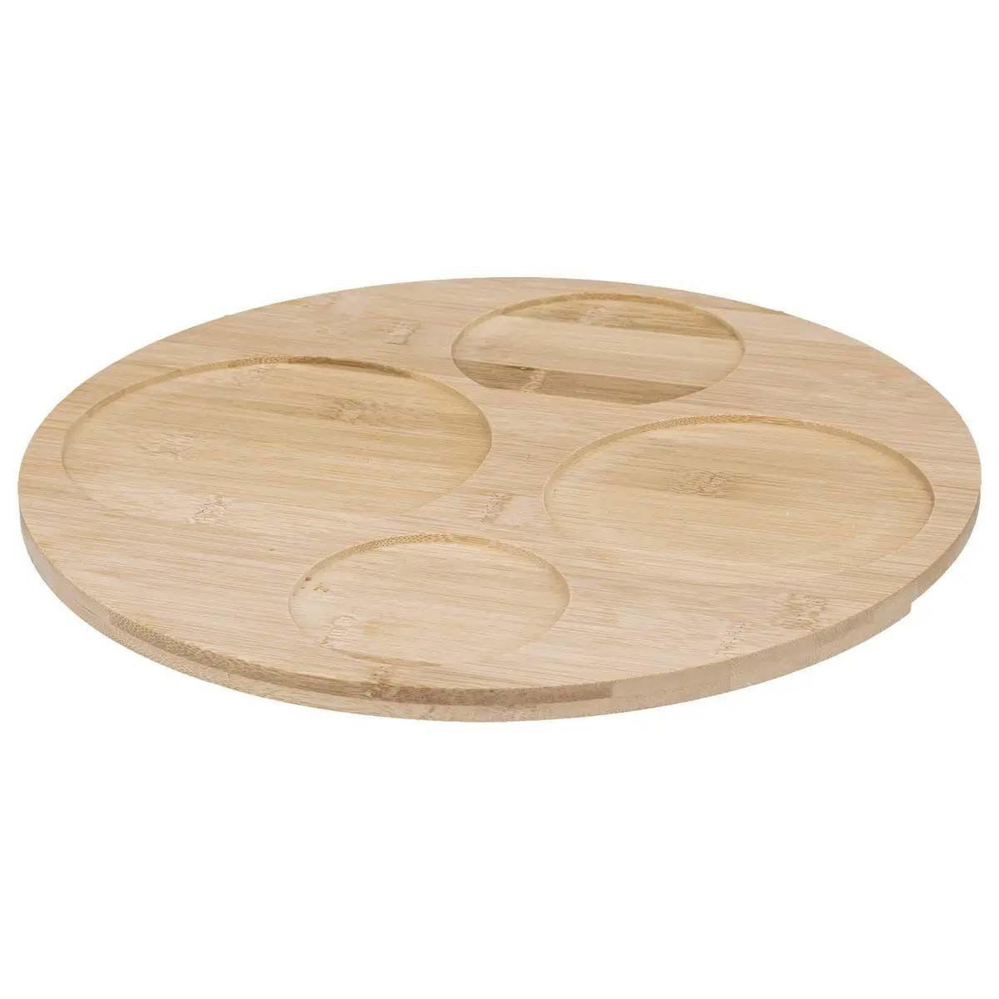 Voir la diapositive 2 : SECRET DE GOURMET Set apéritif 5 pièces  bambou  33cm blanc