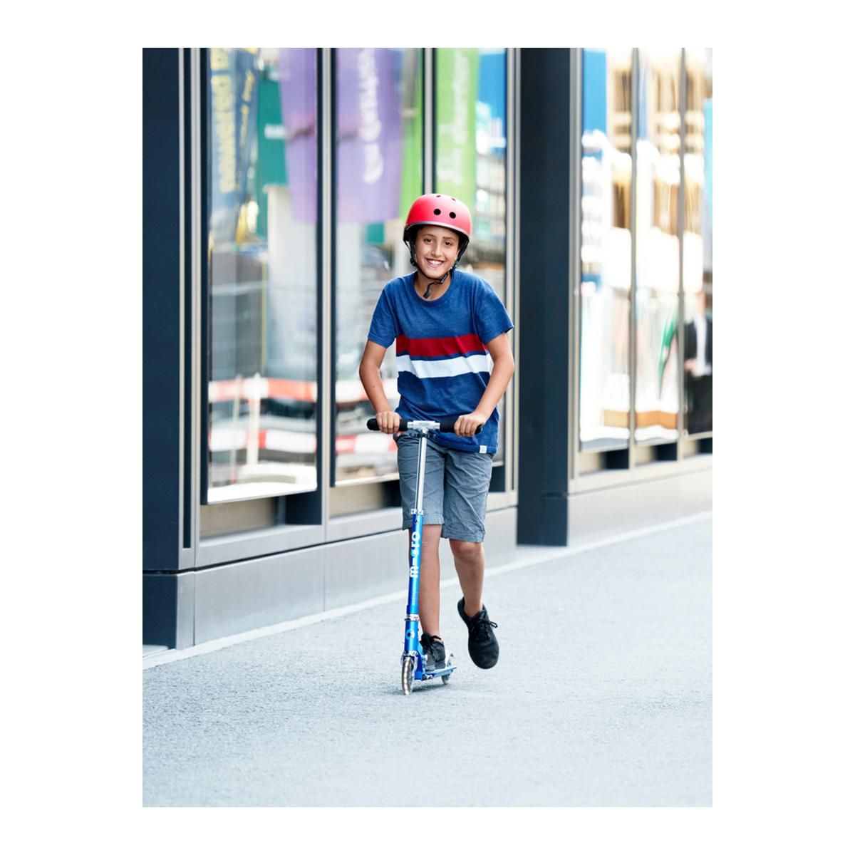 Micro Trottinette   Sprite LED - Bleu Saphir