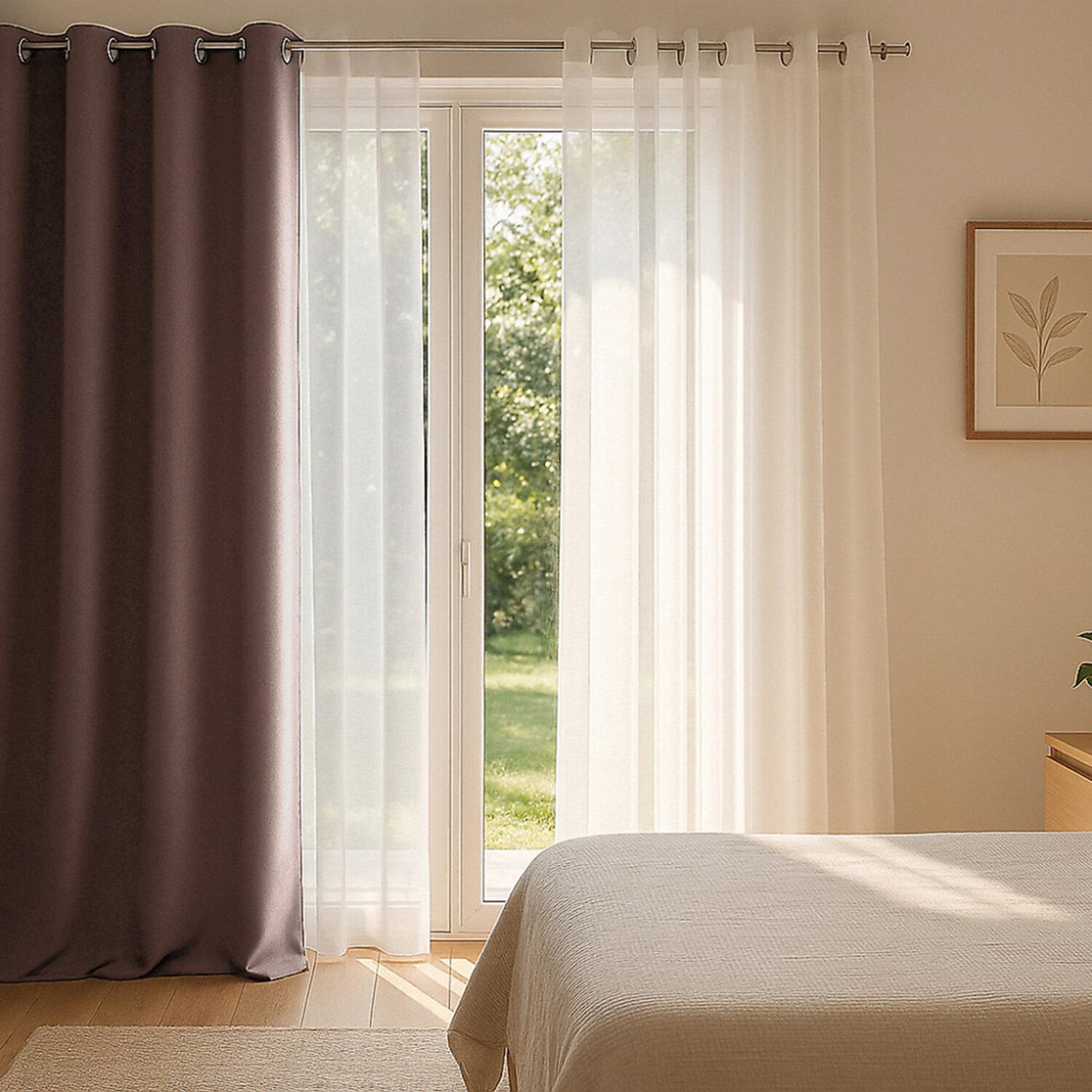 Voir la diapositive 3 : Les Ateliers du Linge Rideau polyester occultant