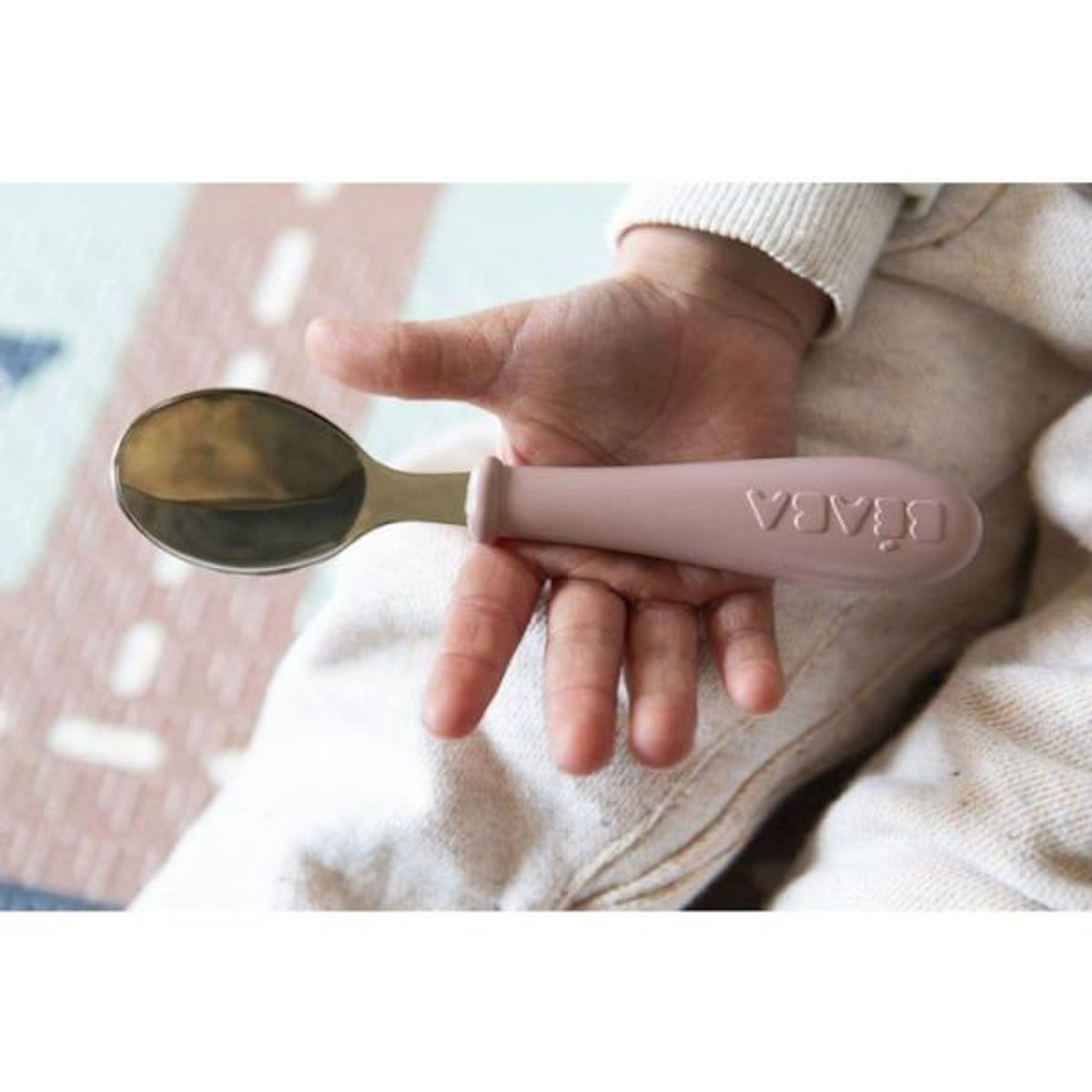 MARKET24 Set 3 couverts - BEABA - Inox - Barbe a papa