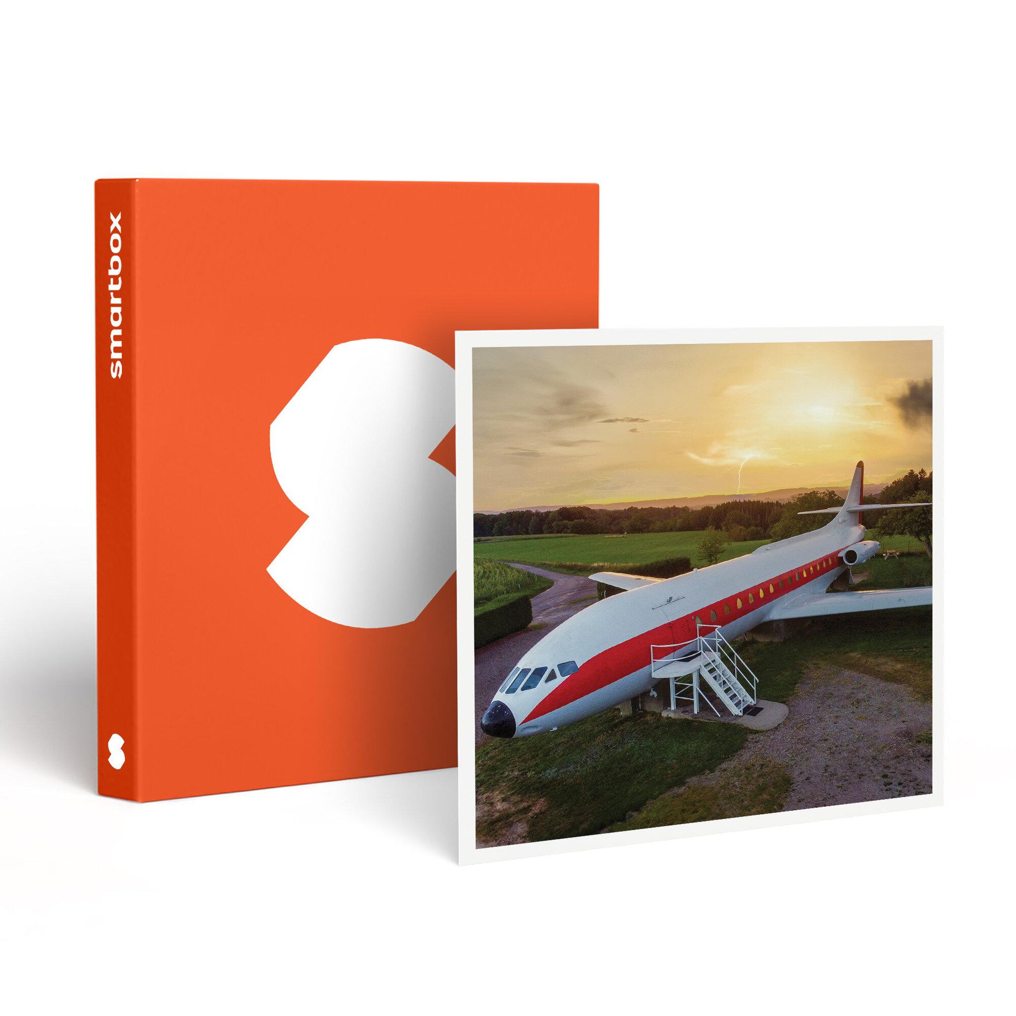 Smartbox 2 jours insolites en famille dans un avion caravelle près d'épinal - coffret cadeau séjour
