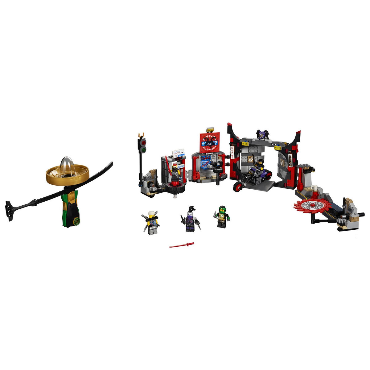 LEGO Ninjago 70640 - Le QG du gang des fils de Garmadon