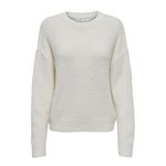 Only Pull  Femme Only Piumo. Coloris disponibles : Blanc