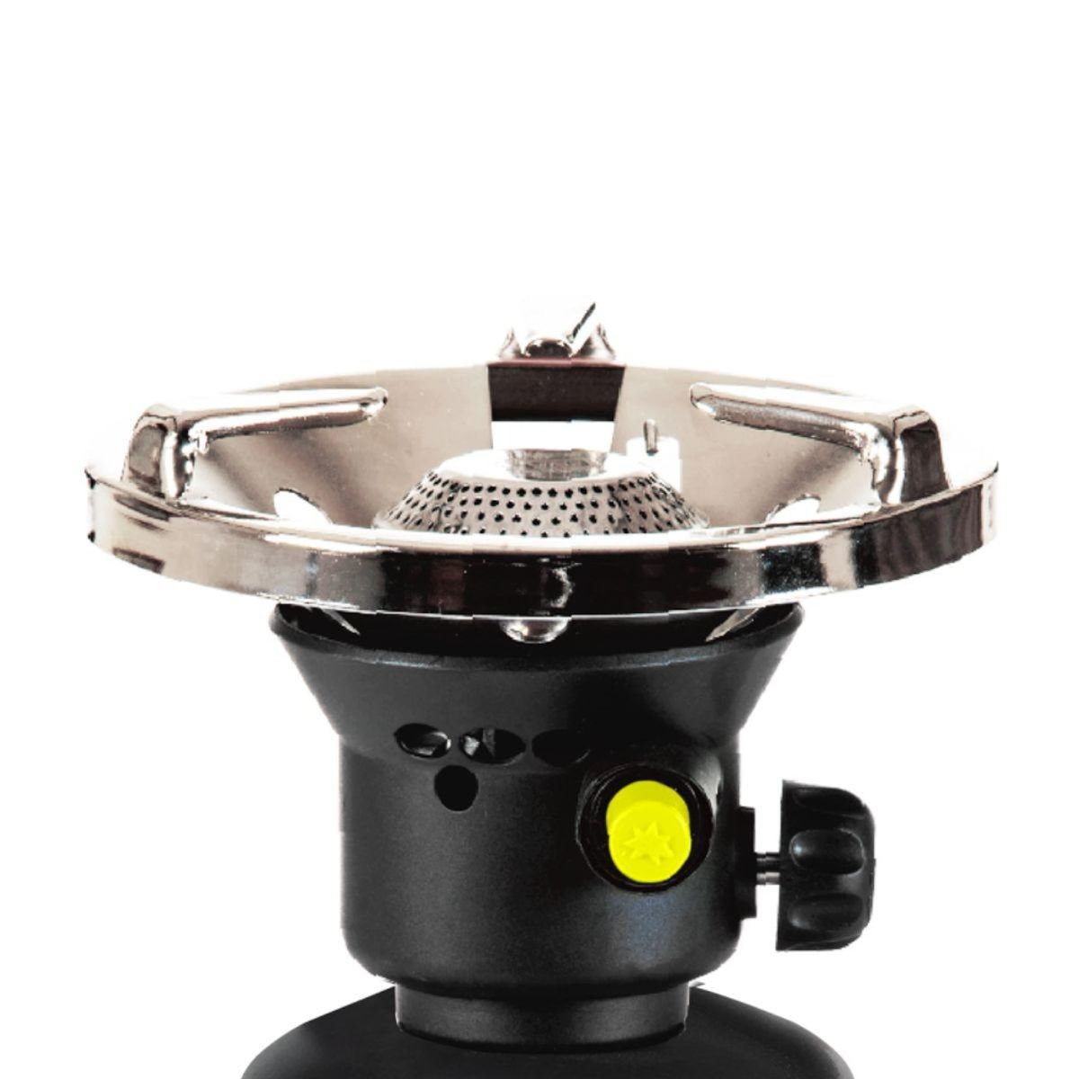 Proweltek Réchaud à gaz portable 1300W + 4 cartouches 190gr Allumage Auto & Sécurisé - Réchaud Camping Vanlife Flamme réglable Black COOK